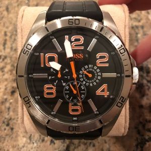 Men’s Hugo Boss Rubber Band Berlin Watch